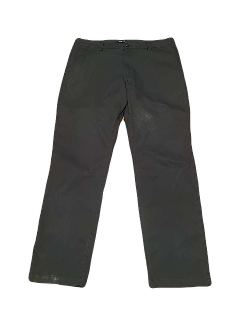 Bluffworks Ascender Chino Relaxed Fit in Charcoal Grey, Men’s size 36x32